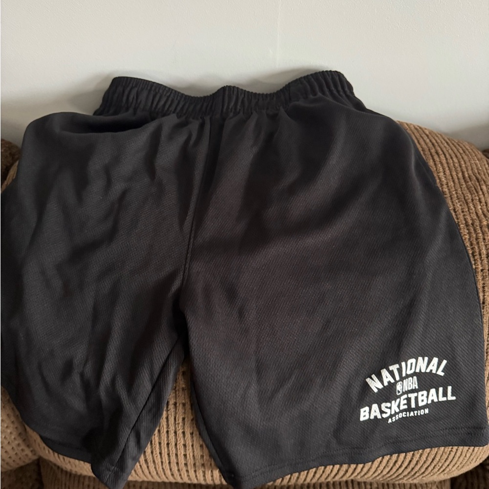 NBA Black Athletic Shorts Relaxed Fit